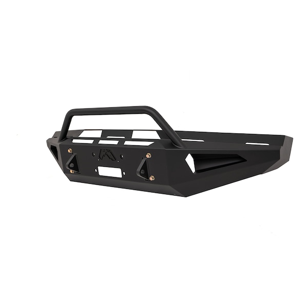 Fab Fours 08-10 F250/F350/F450/F550 RED STEEL FRONT W/ PRE-RUNNER GUARD BUMPER FS08-RS1962-1 - main
